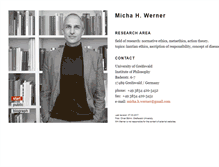 Tablet Screenshot of micha-h-werner.de